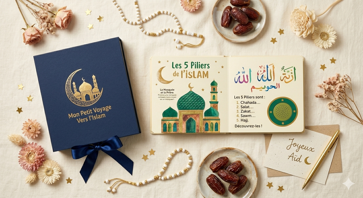 Les 5 Piliers de l'Islam — Livre Sonore & Tactile